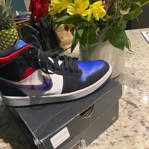 Jordan 1 high multicolored moving sale authentic